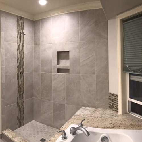 Modern Bathroom Tile Work